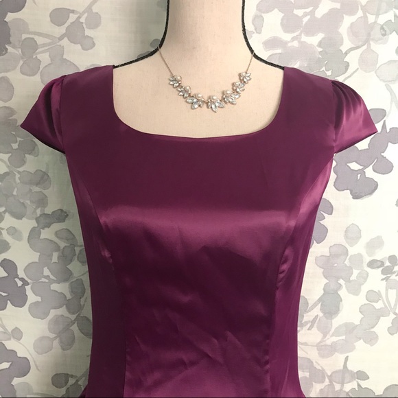 New Xhilaration plum/pink dress, Retro style, M - Picture 2 of 6